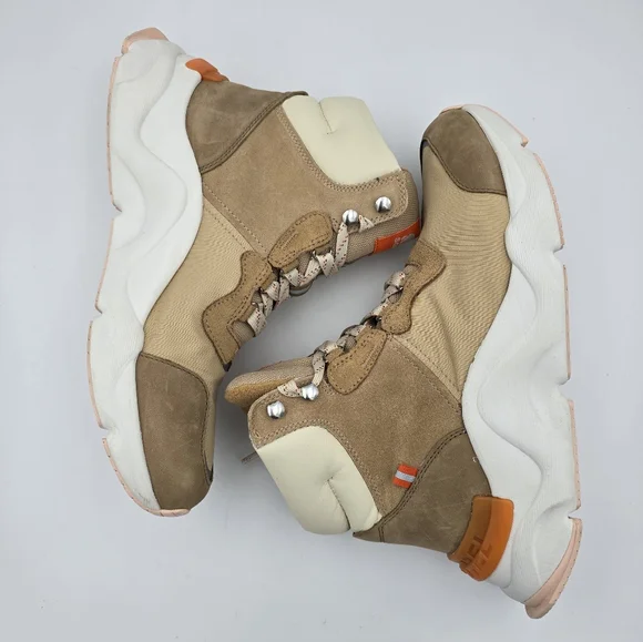 Sorel Kinetic Renegade Conquest Waterproof Boots, Tawny Buff/Canoe, Women's 10 - Picture 13 of 16